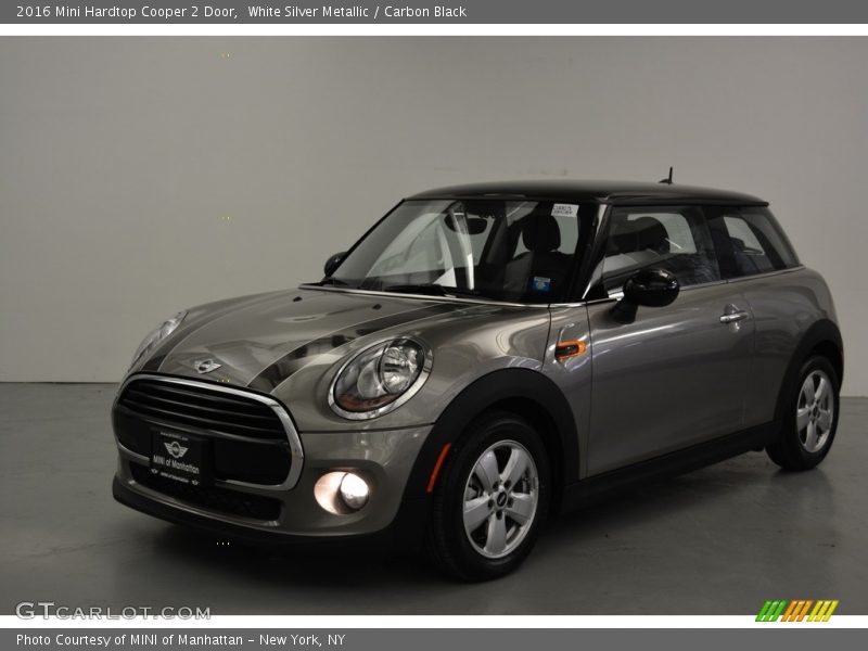 White Silver Metallic / Carbon Black 2016 Mini Hardtop Cooper 2 Door