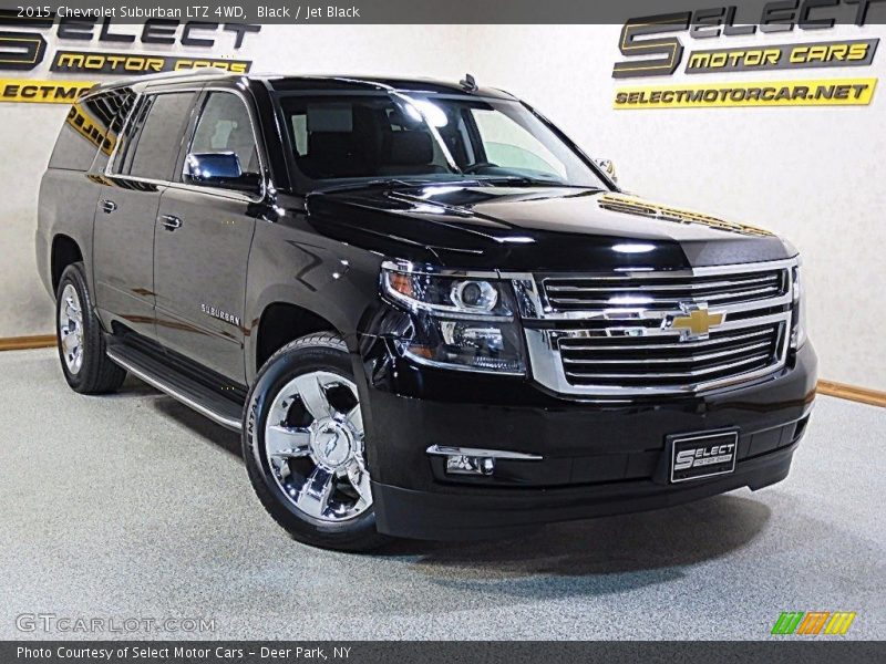 Black / Jet Black 2015 Chevrolet Suburban LTZ 4WD