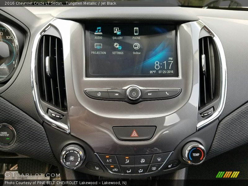 Tungsten Metallic / Jet Black 2016 Chevrolet Cruze LT Sedan