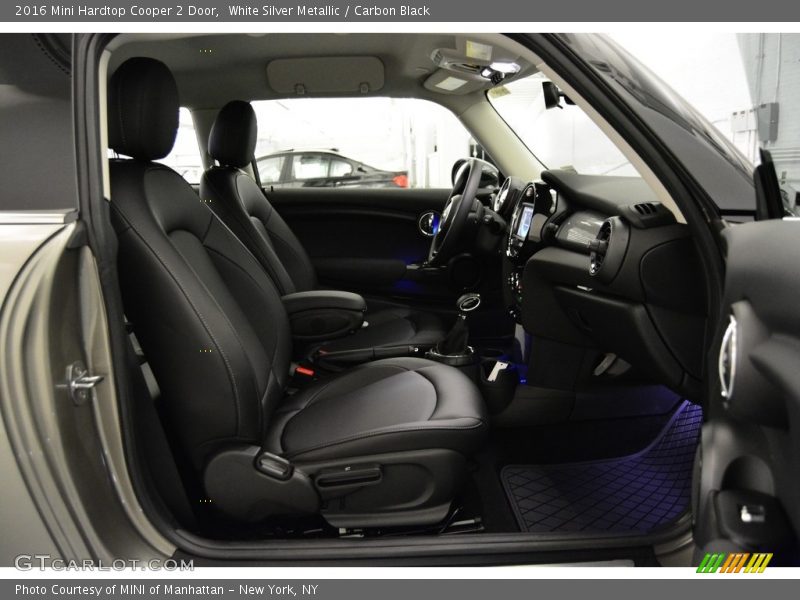 White Silver Metallic / Carbon Black 2016 Mini Hardtop Cooper 2 Door