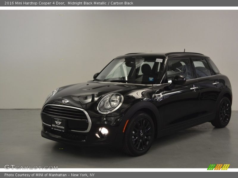 Midnight Black Metallic / Carbon Black 2016 Mini Hardtop Cooper 4 Door