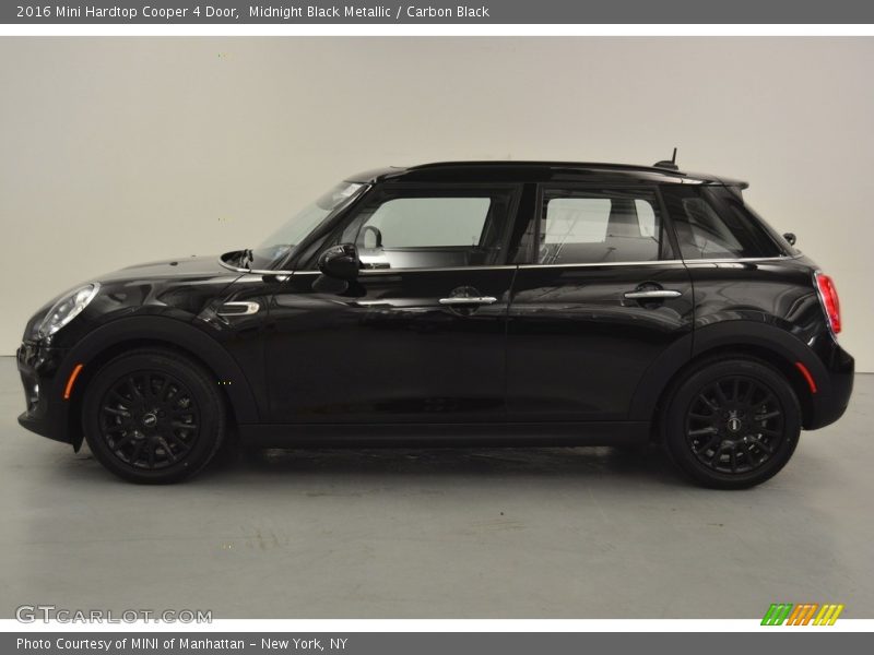 Midnight Black Metallic / Carbon Black 2016 Mini Hardtop Cooper 4 Door