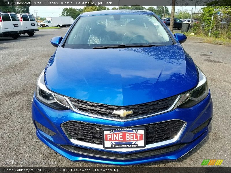 Kinetic Blue Metallic / Jet Black 2016 Chevrolet Cruze LT Sedan