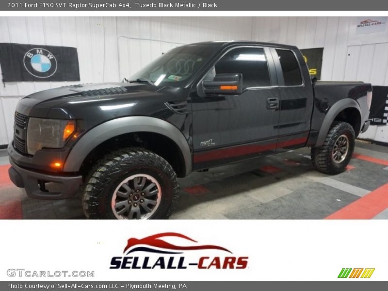 Tuxedo Black Metallic / Black 2011 Ford F150 SVT Raptor SuperCab 4x4