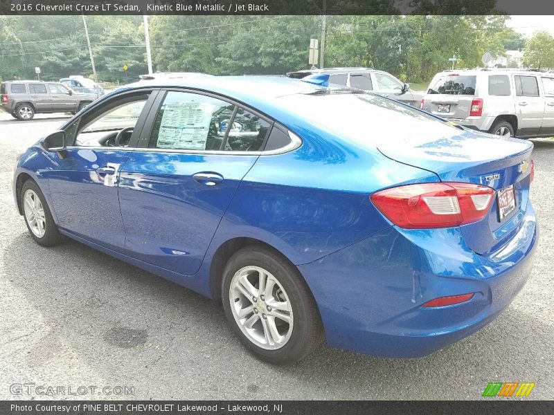 Kinetic Blue Metallic / Jet Black 2016 Chevrolet Cruze LT Sedan