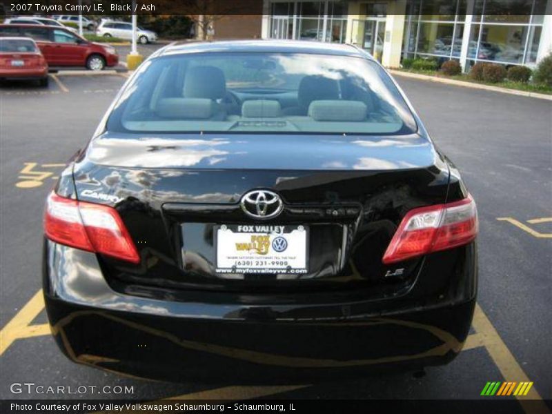 Black / Ash 2007 Toyota Camry LE