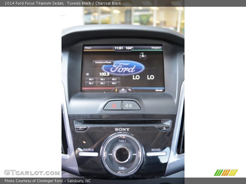 Tuxedo Black / Charcoal Black 2014 Ford Focus Titanium Sedan