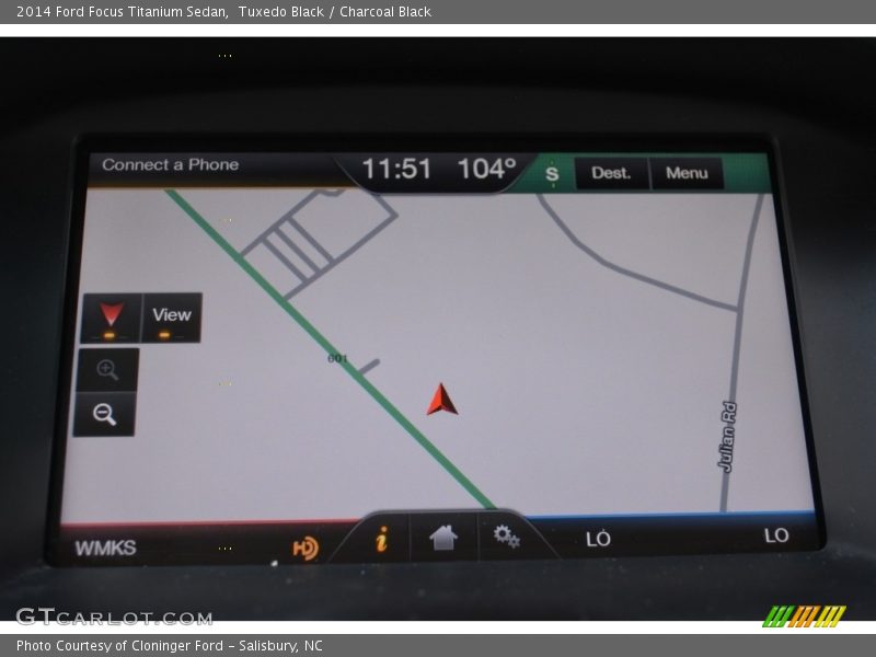 Tuxedo Black / Charcoal Black 2014 Ford Focus Titanium Sedan