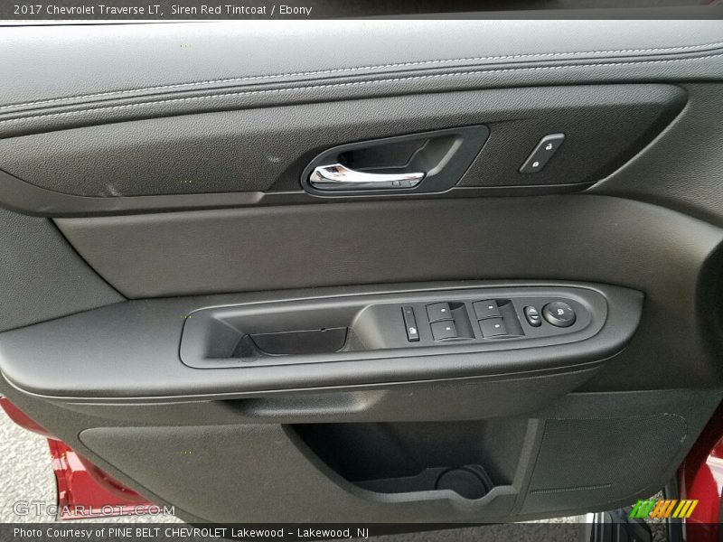 Siren Red Tintcoat / Ebony 2017 Chevrolet Traverse LT