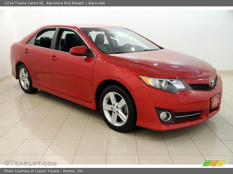 Barcelona Red Metallic / Black/Ash 2014 Toyota Camry SE