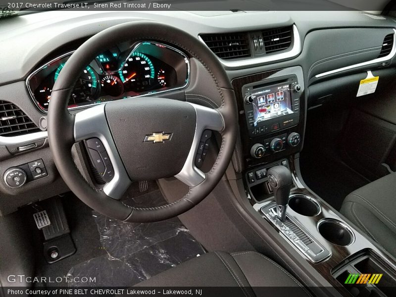 Siren Red Tintcoat / Ebony 2017 Chevrolet Traverse LT