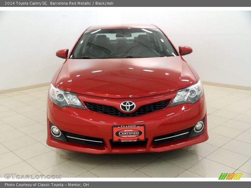 Barcelona Red Metallic / Black/Ash 2014 Toyota Camry SE