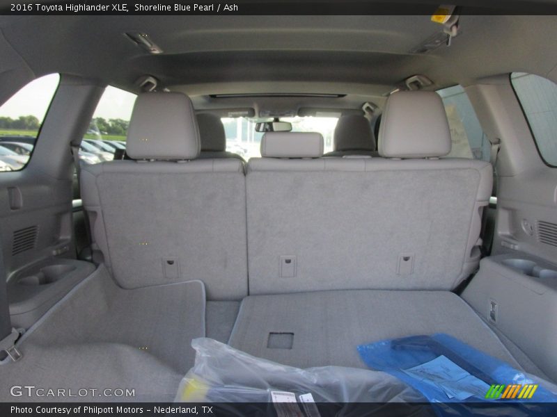 Shoreline Blue Pearl / Ash 2016 Toyota Highlander XLE