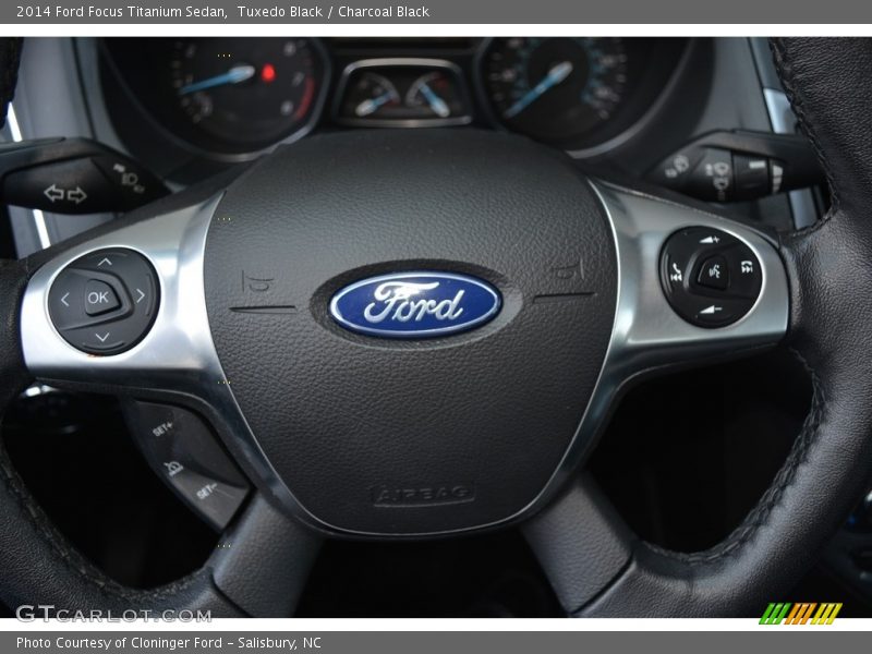 Tuxedo Black / Charcoal Black 2014 Ford Focus Titanium Sedan