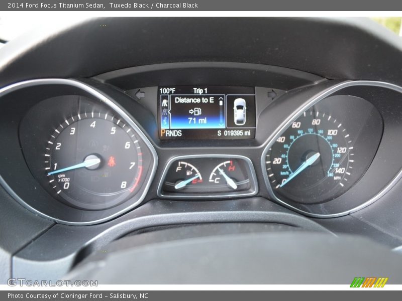 Tuxedo Black / Charcoal Black 2014 Ford Focus Titanium Sedan