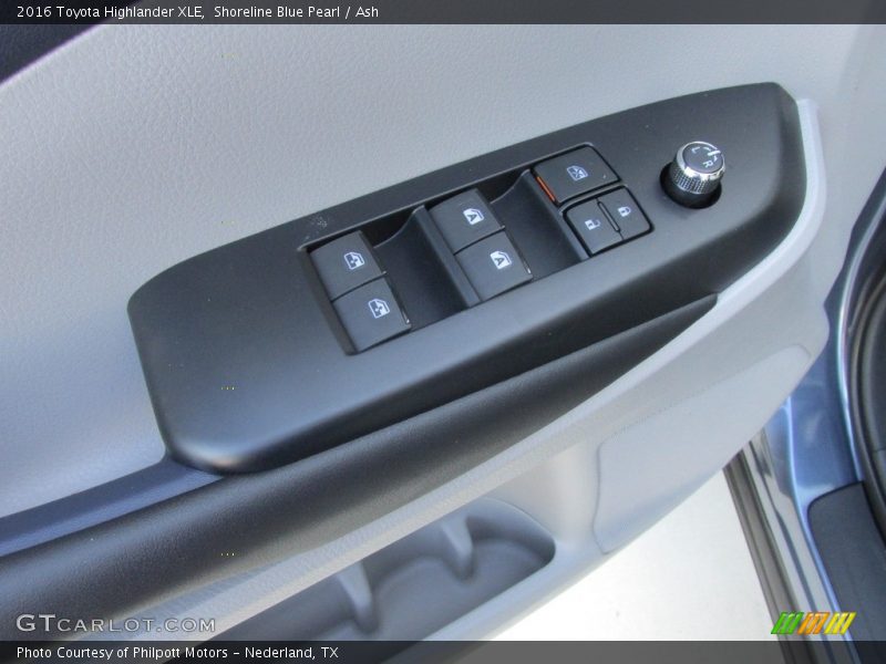 Shoreline Blue Pearl / Ash 2016 Toyota Highlander XLE