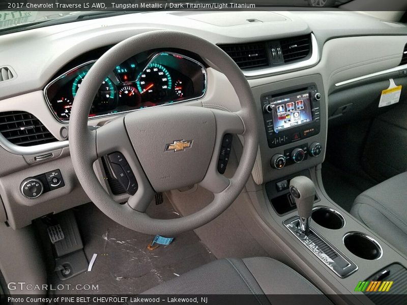 Tungsten Metallic / Dark Titanium/Light Titanium 2017 Chevrolet Traverse LS AWD