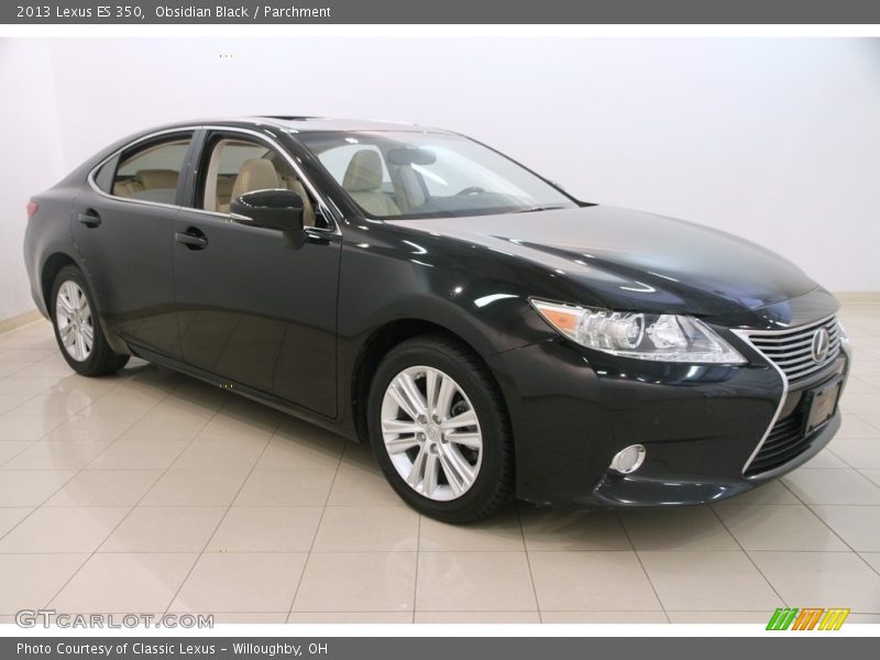 Obsidian Black / Parchment 2013 Lexus ES 350