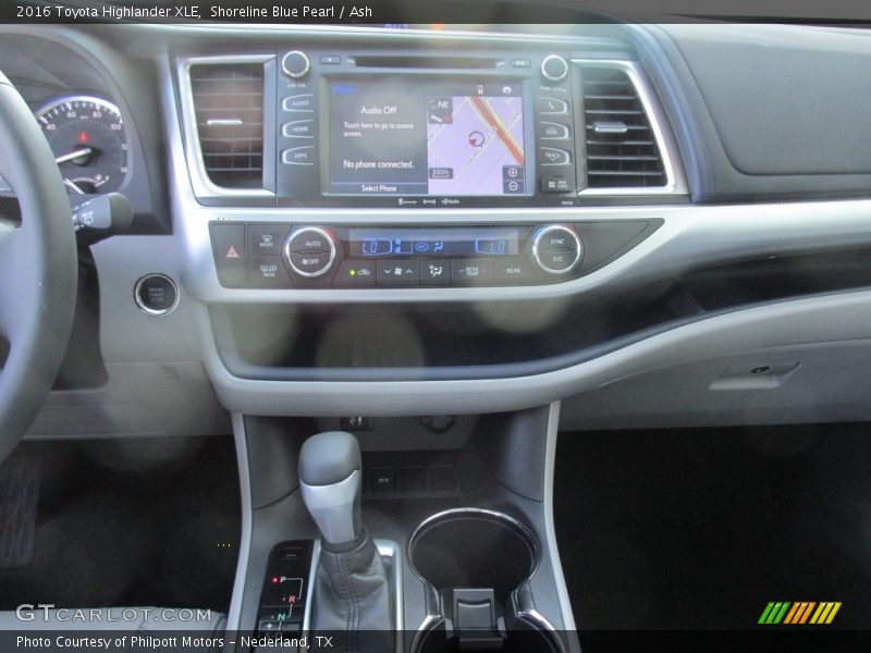 Shoreline Blue Pearl / Ash 2016 Toyota Highlander XLE