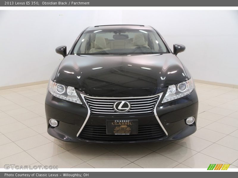 Obsidian Black / Parchment 2013 Lexus ES 350