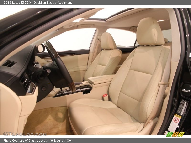 Obsidian Black / Parchment 2013 Lexus ES 350