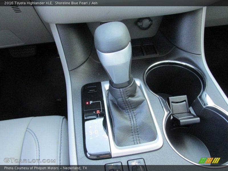 Shoreline Blue Pearl / Ash 2016 Toyota Highlander XLE