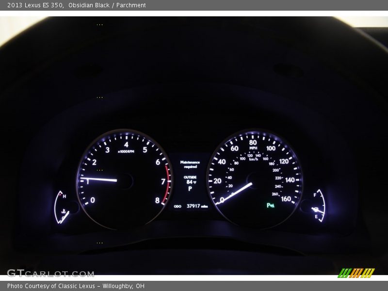 Obsidian Black / Parchment 2013 Lexus ES 350