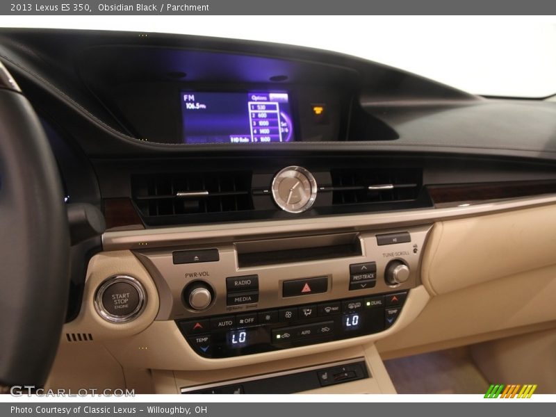 Obsidian Black / Parchment 2013 Lexus ES 350