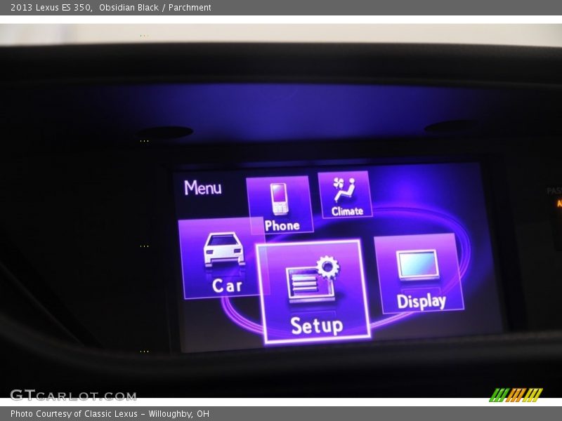 Obsidian Black / Parchment 2013 Lexus ES 350
