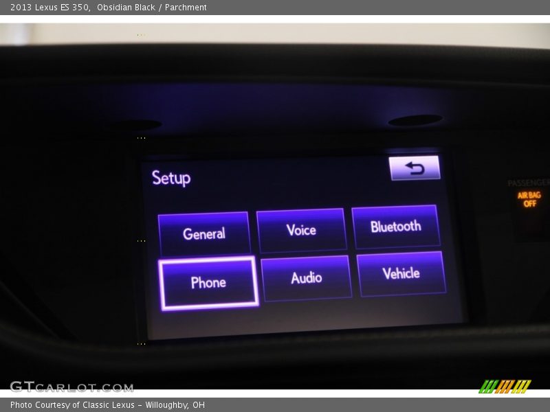 Obsidian Black / Parchment 2013 Lexus ES 350