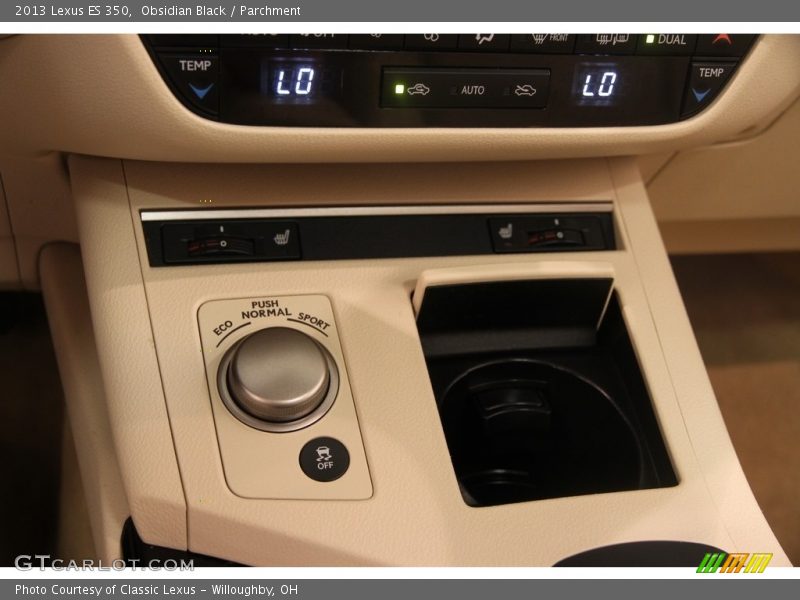 Obsidian Black / Parchment 2013 Lexus ES 350