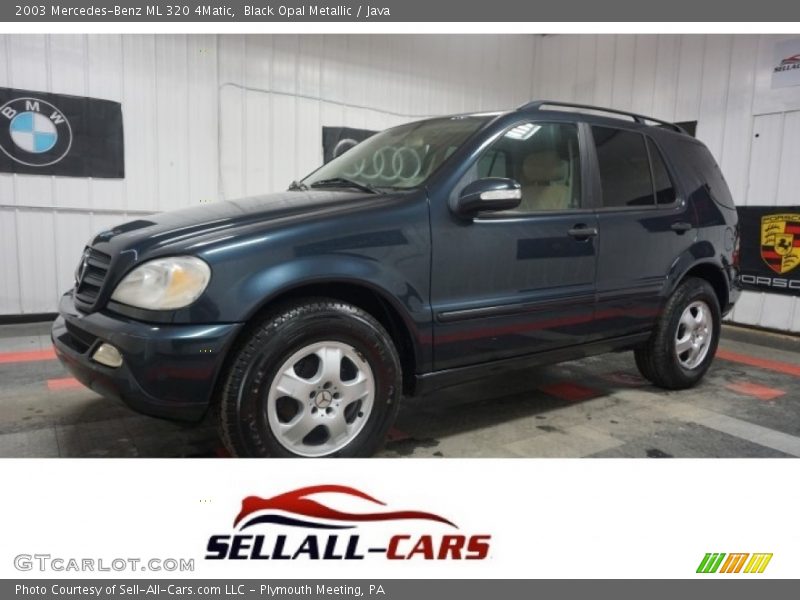 Black Opal Metallic / Java 2003 Mercedes-Benz ML 320 4Matic
