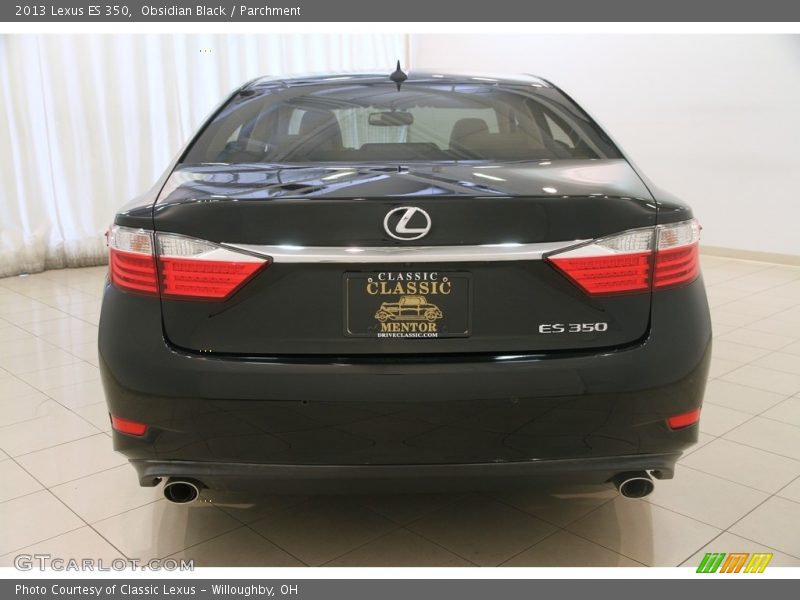 Obsidian Black / Parchment 2013 Lexus ES 350