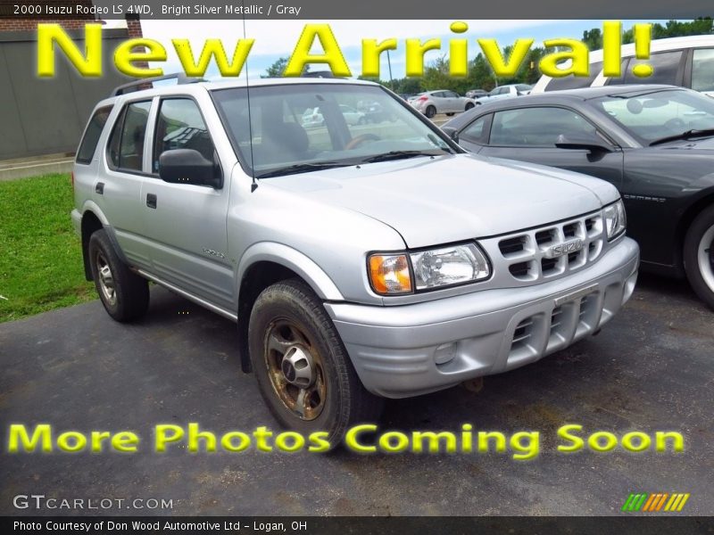 Bright Silver Metallic / Gray 2000 Isuzu Rodeo LS 4WD