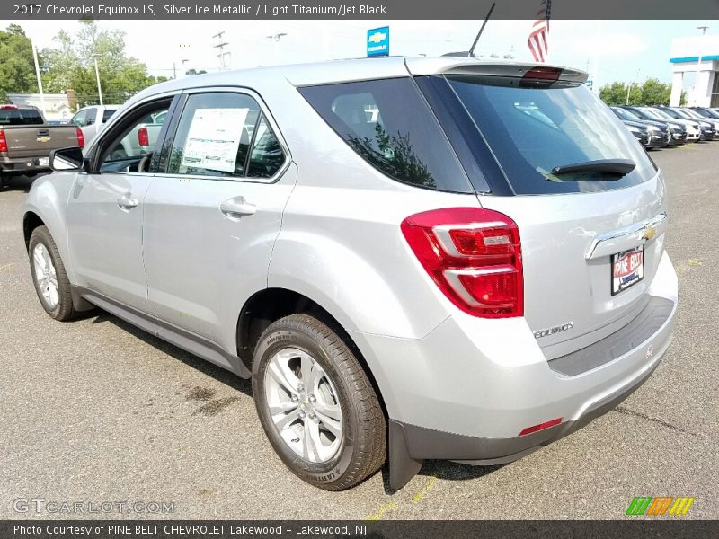 Silver Ice Metallic / Light Titanium/Jet Black 2017 Chevrolet Equinox LS
