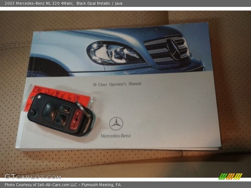 Black Opal Metallic / Java 2003 Mercedes-Benz ML 320 4Matic