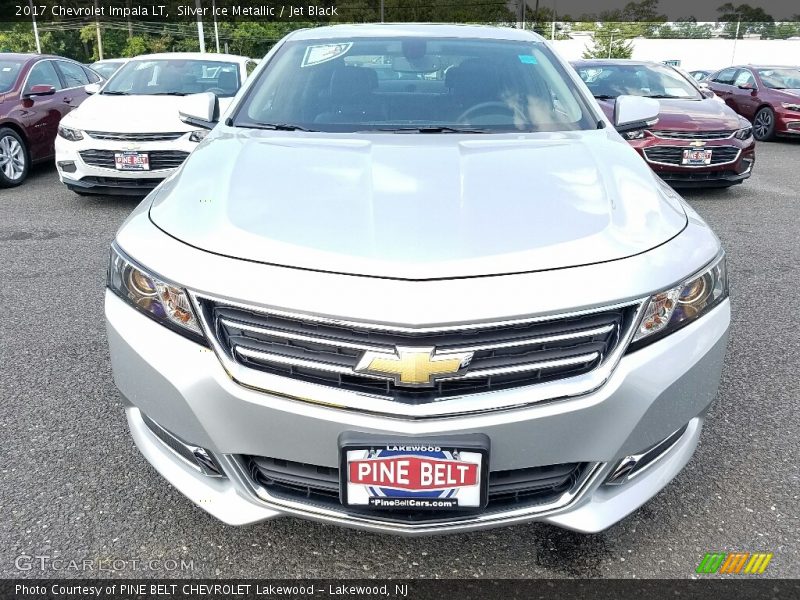 Silver Ice Metallic / Jet Black 2017 Chevrolet Impala LT