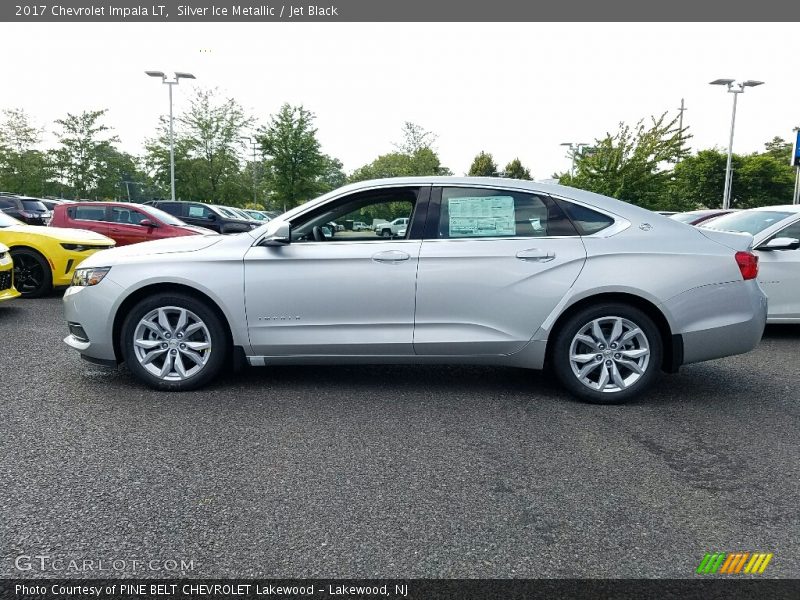 Silver Ice Metallic / Jet Black 2017 Chevrolet Impala LT