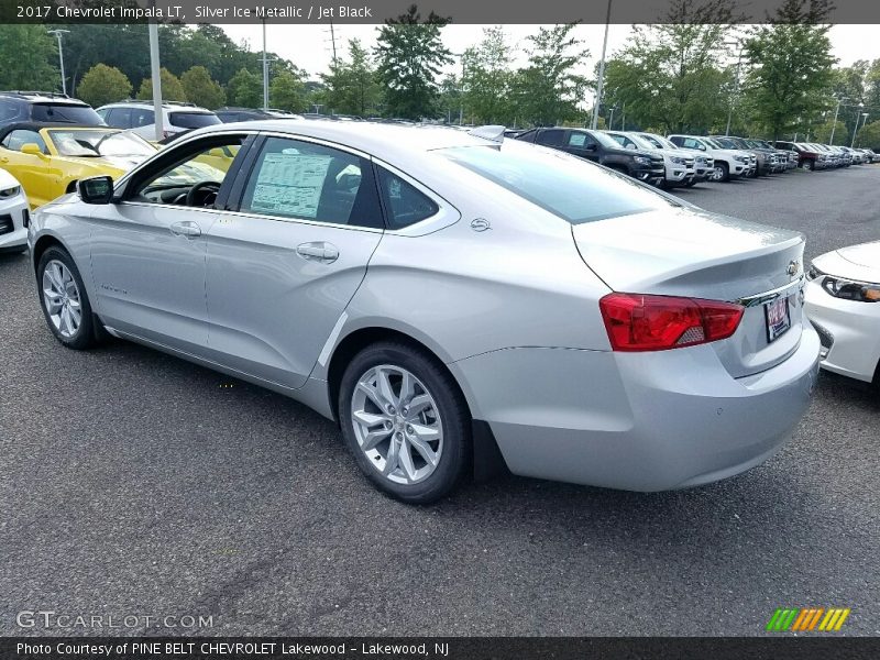 Silver Ice Metallic / Jet Black 2017 Chevrolet Impala LT