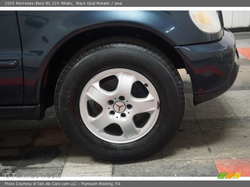 Black Opal Metallic / Java 2003 Mercedes-Benz ML 320 4Matic