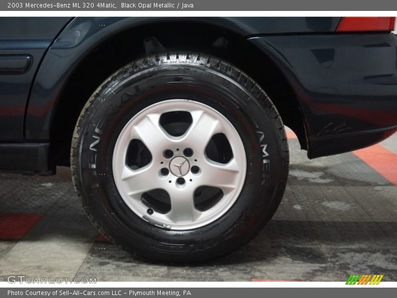 Black Opal Metallic / Java 2003 Mercedes-Benz ML 320 4Matic