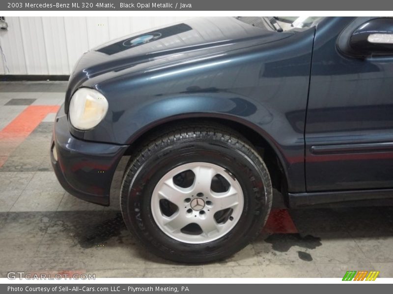 Black Opal Metallic / Java 2003 Mercedes-Benz ML 320 4Matic