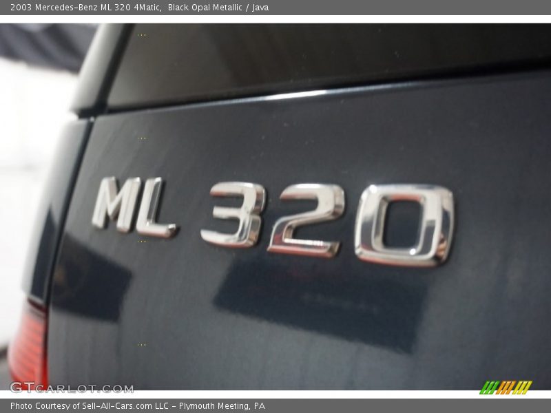 Black Opal Metallic / Java 2003 Mercedes-Benz ML 320 4Matic