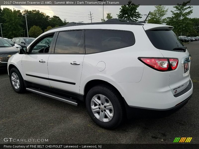 Summit White / Dark Titanium/Light Titanium 2017 Chevrolet Traverse LS AWD