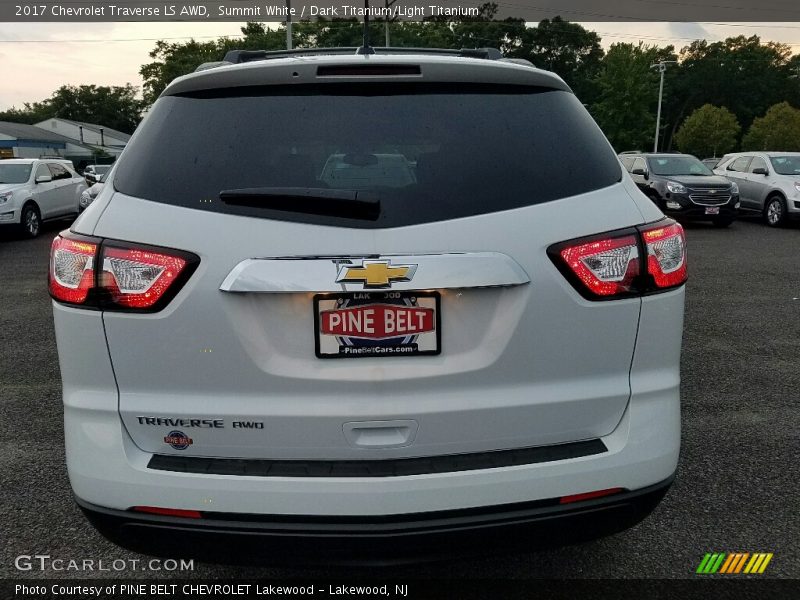 Summit White / Dark Titanium/Light Titanium 2017 Chevrolet Traverse LS AWD