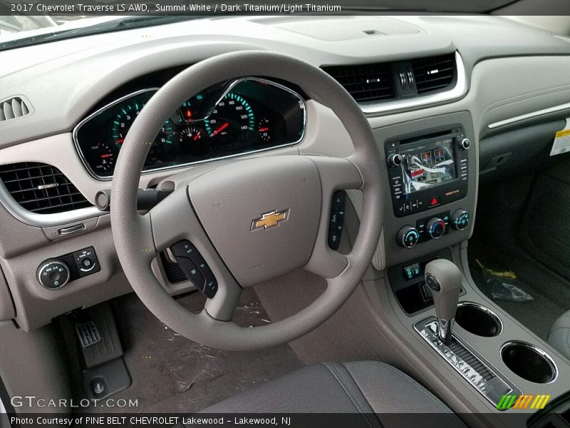 Summit White / Dark Titanium/Light Titanium 2017 Chevrolet Traverse LS AWD