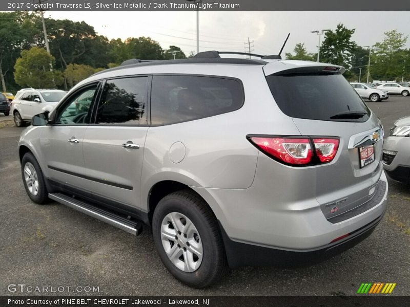 Silver Ice Metallic / Dark Titanium/Light Titanium 2017 Chevrolet Traverse LS