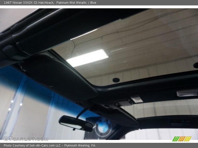 Platinum Mist Metallic / Blue 1987 Nissan 300ZX GS Hatchback
