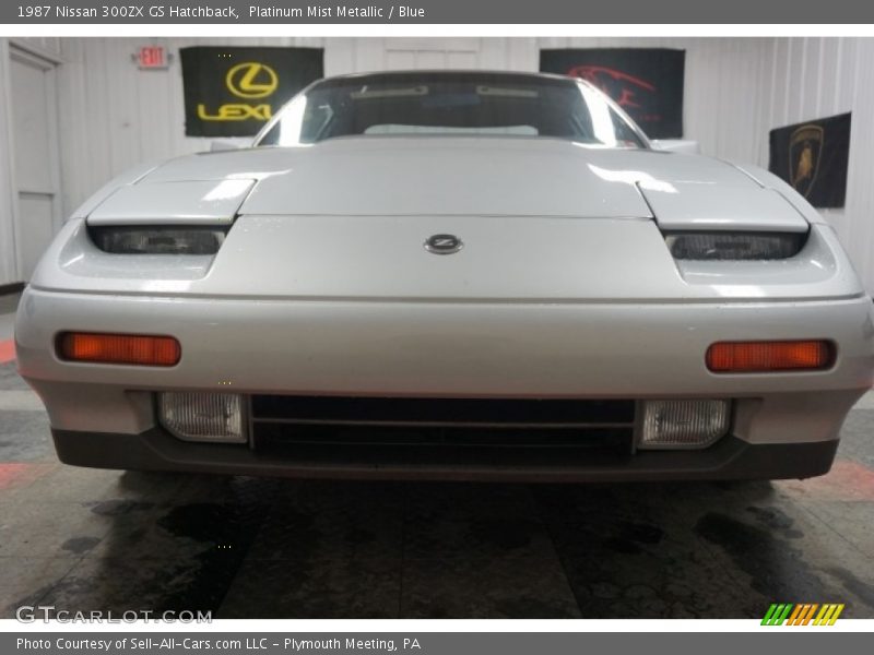 Platinum Mist Metallic / Blue 1987 Nissan 300ZX GS Hatchback
