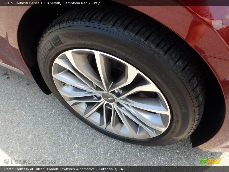 Pamplona Red / Gray 2015 Hyundai Genesis 3.8 Sedan